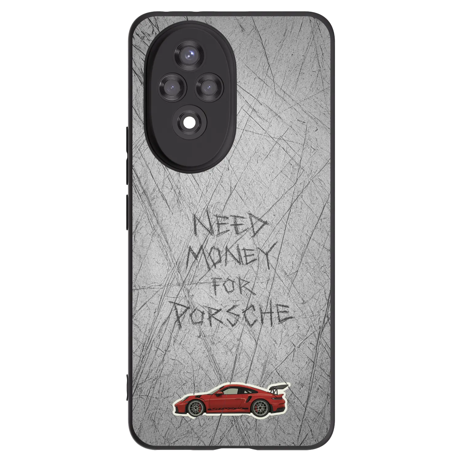 Picasee fekete szilikon tok az alábbi mobiltelefonokra Honor 200 Pro 5G - Garage Scratch