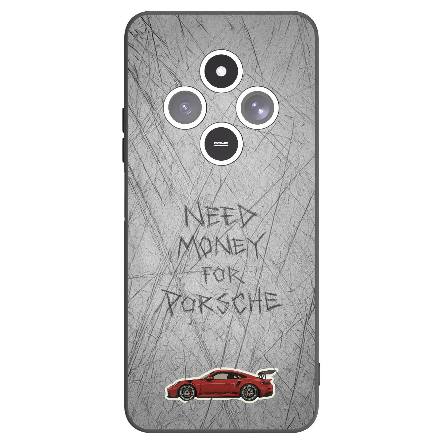 Picasee fekete szilikon tok az alábbi mobiltelefonokra Xiaomi Redmi 14C - Garage Scratch