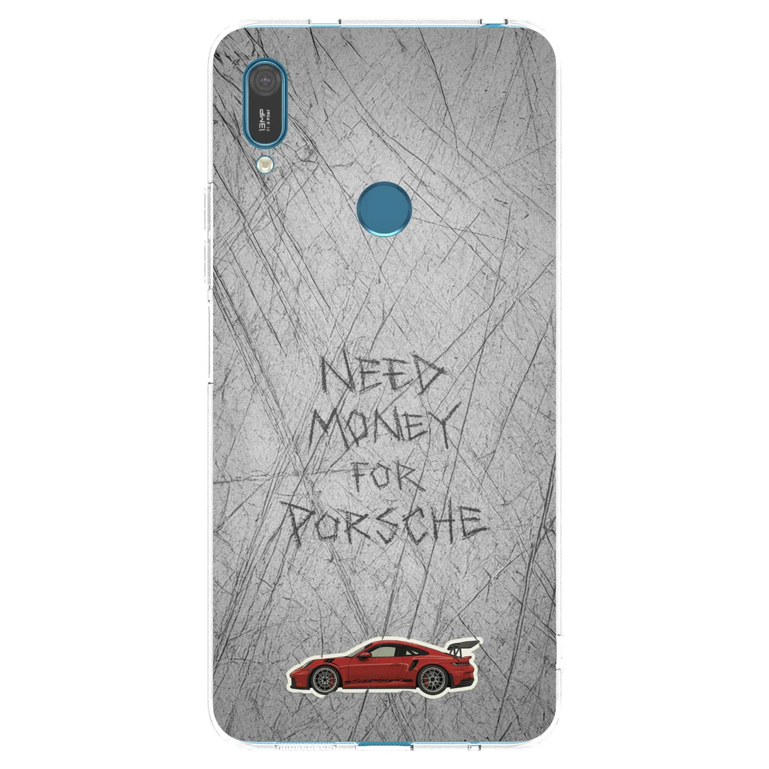 Picasee átlátszó szilikon tok az alábbi mobiltelefonokra Huawei Y7 2019 - Garage Scratch