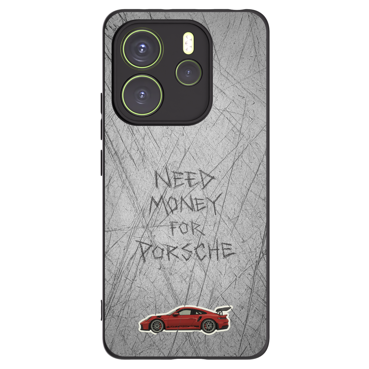 Picasee fekete szilikon tok az alábbi mobiltelefonokra Xiaomi Redmi Note 14 4G - Garage Scratch