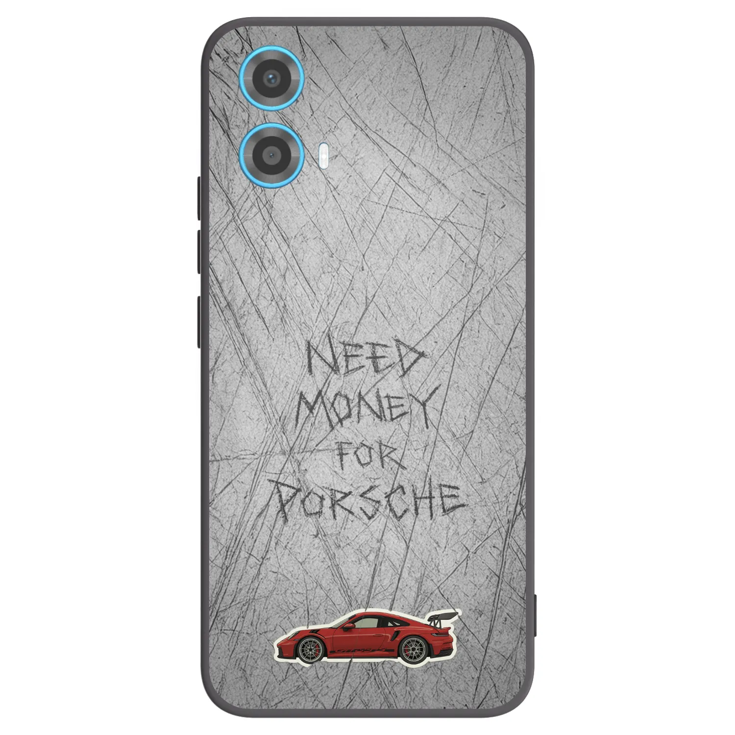 Picasee fekete szilikon tok az alábbi mobiltelefonokra Motorola Moto G34 5G - Garage Scratch