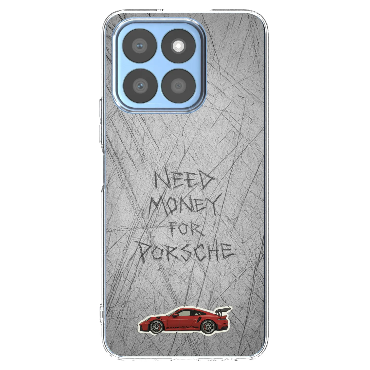 Picasee átlátszó szilikon tok az alábbi mobiltelefonokra Honor X8c - Garage Scratch