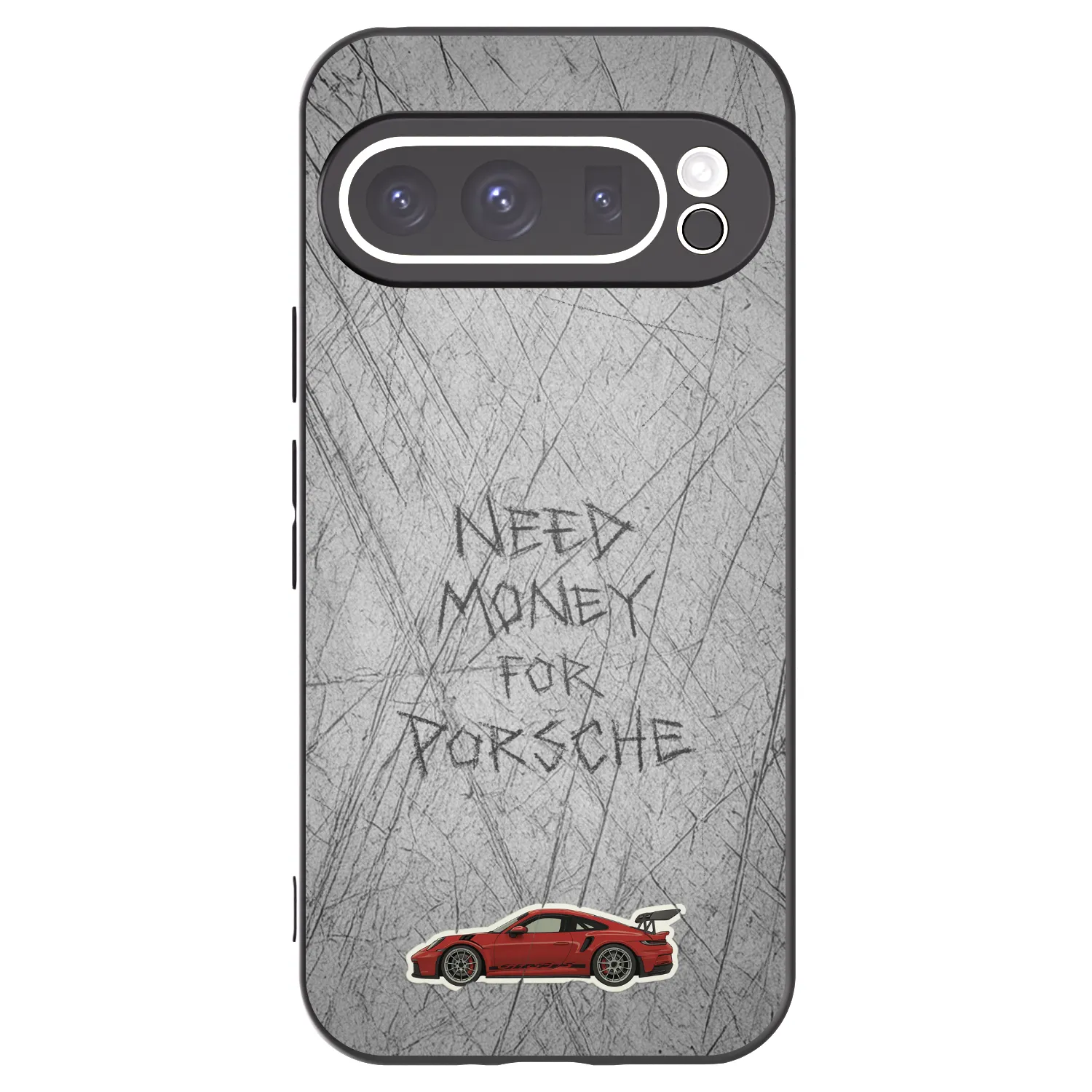 Picasee fekete szilikon tok az alábbi mobiltelefonokra Google Pixel 9 Pro - Garage Scratch