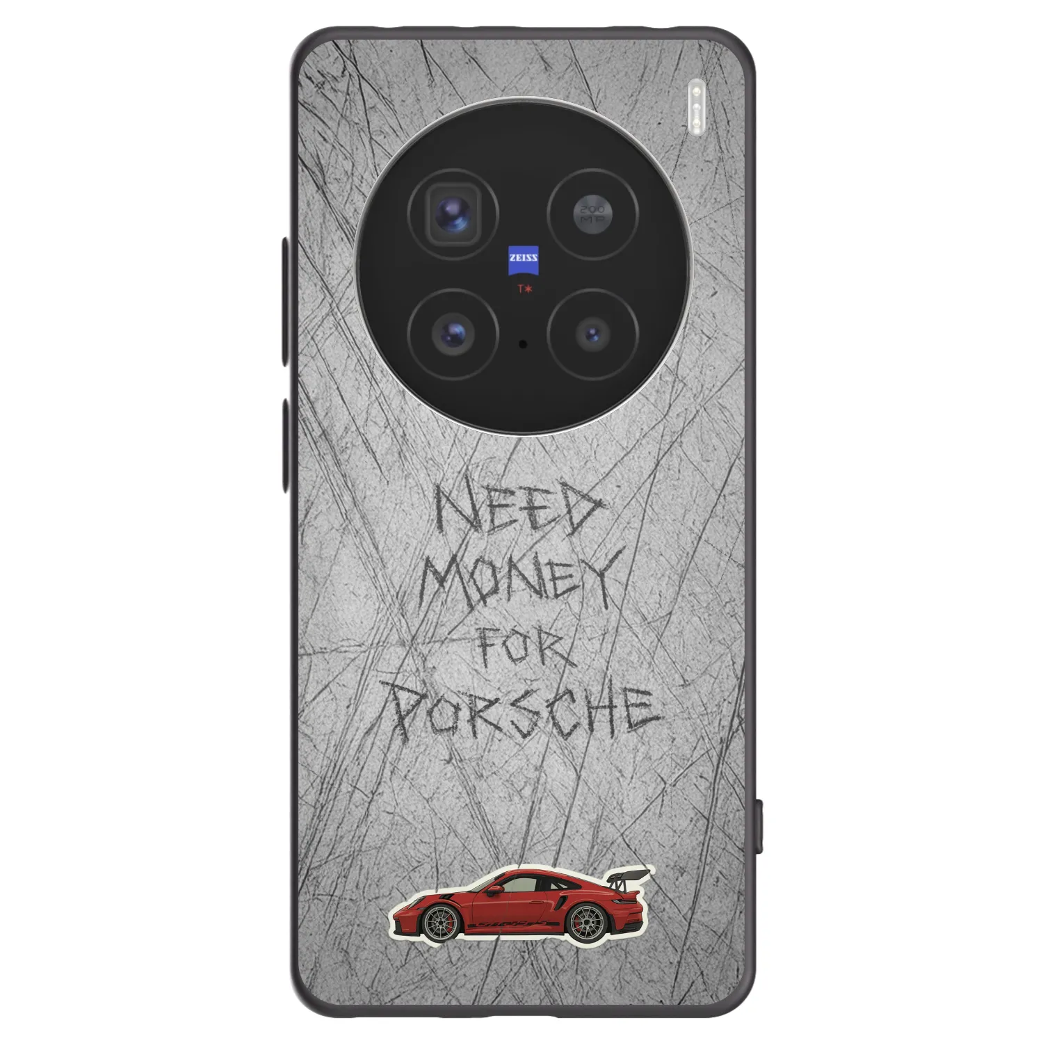 Picasee fekete szilikon tok az alábbi mobiltelefonokra Vivo X200 Pro - Garage Scratch
