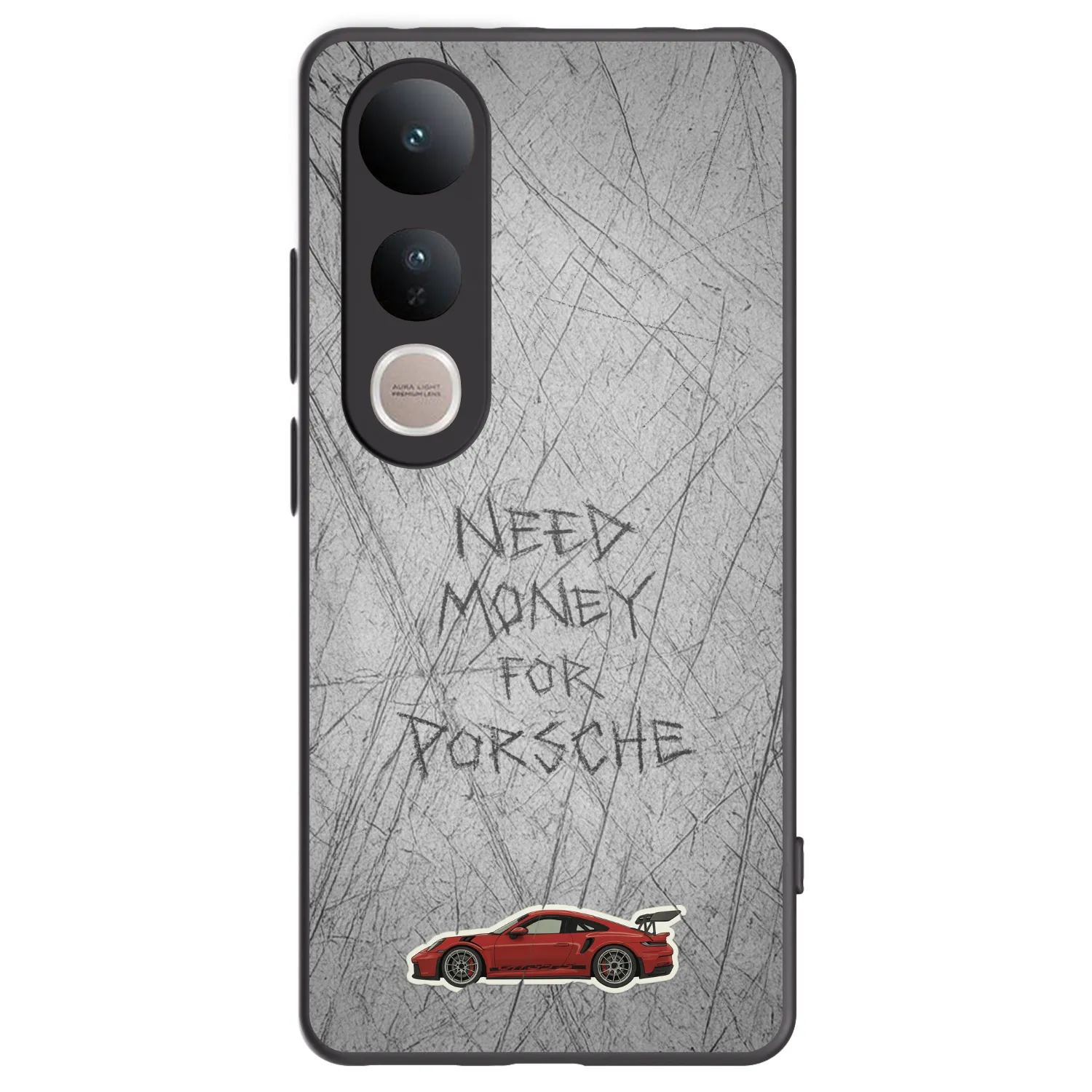 Picasee fekete szilikon tok az alábbi mobiltelefonokra Vivo V50 Lite 5G - Garage Scratch