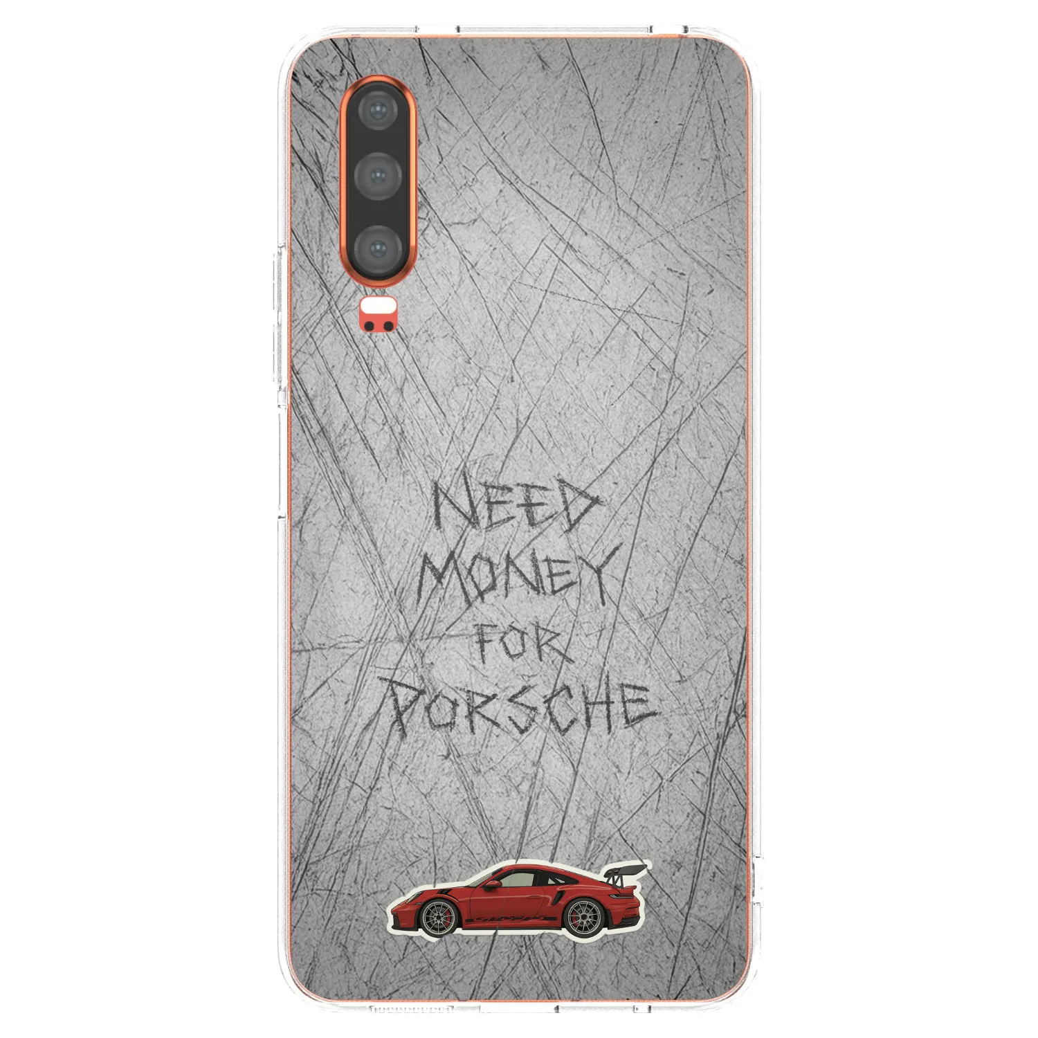 Picasee átlátszó szilikon tok az alábbi mobiltelefonokra Huawei P30 - Garage Scratch