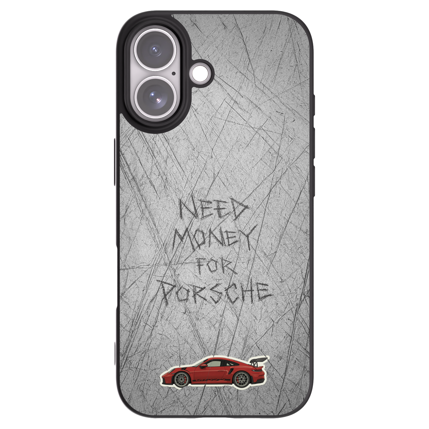 Picasee fekete szilikon tok az alábbi mobiltelefonokra Apple iPhone 17 - Garage Scratch