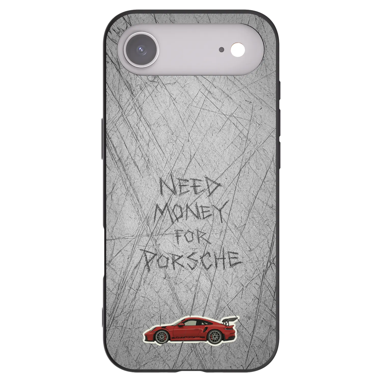 Picasee fekete szilikon tok az alábbi mobiltelefonokra Apple iPhone Air - Garage Scratch