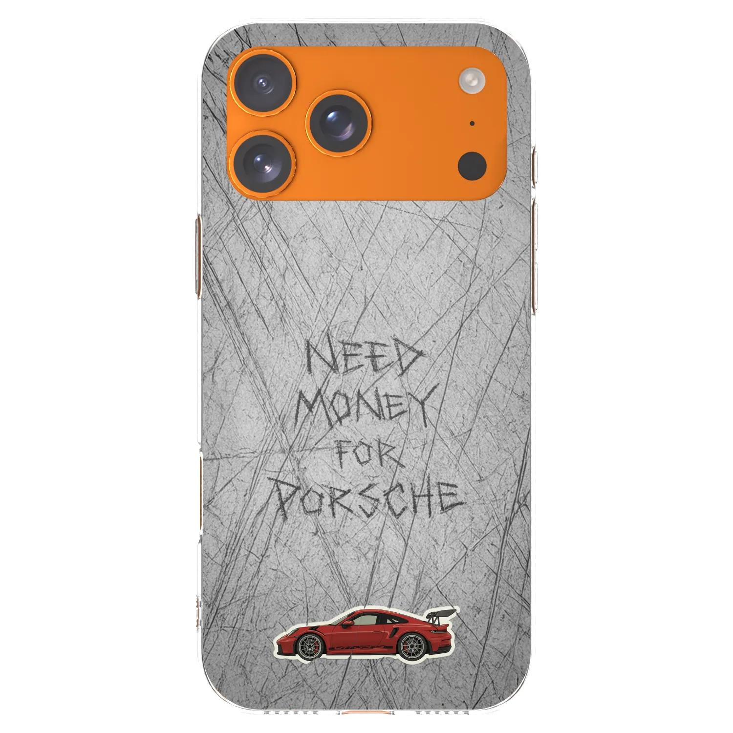 Picasee átlátszó szilikon tok az alábbi mobiltelefonokra Apple iPhone 17 Pro Max - Garage Scratch