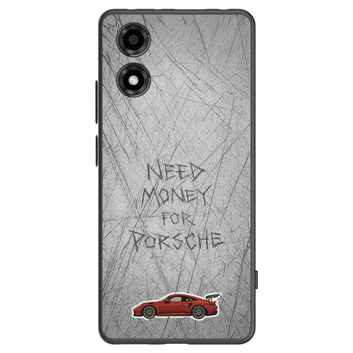 Picasee fekete szilikon tok az alábbi mobiltelefonokra Motorola Moto E14 - Garage Scratch