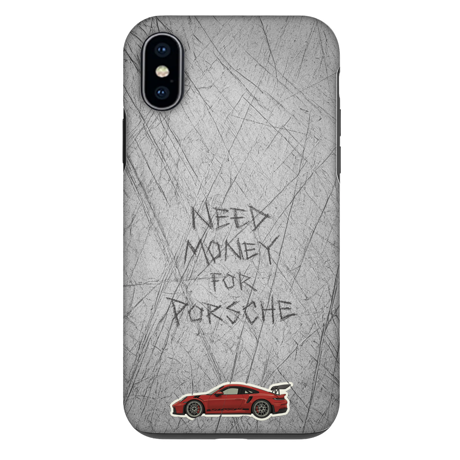 Picasee Fashion Case Apple iPhone X/XS - Garage Scratch