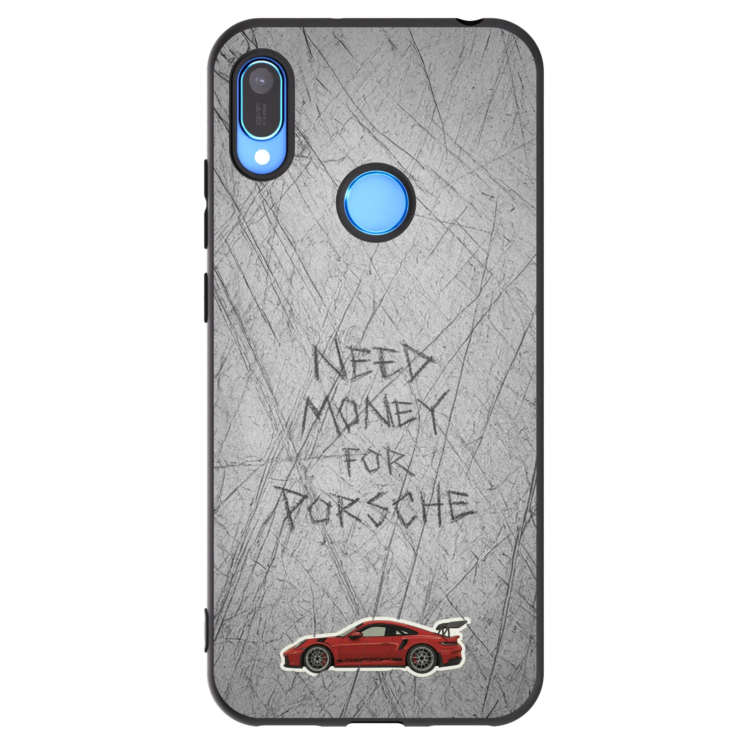 Picasee fekete szilikon tok az alábbi mobiltelefonokra Huawei Y6 2019 - Garage Scratch