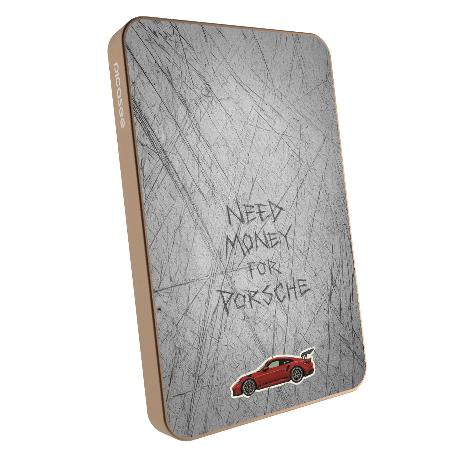 Picasee Powerbank MagSafe 5 000 mAh Aranysárga - Garage Scratch