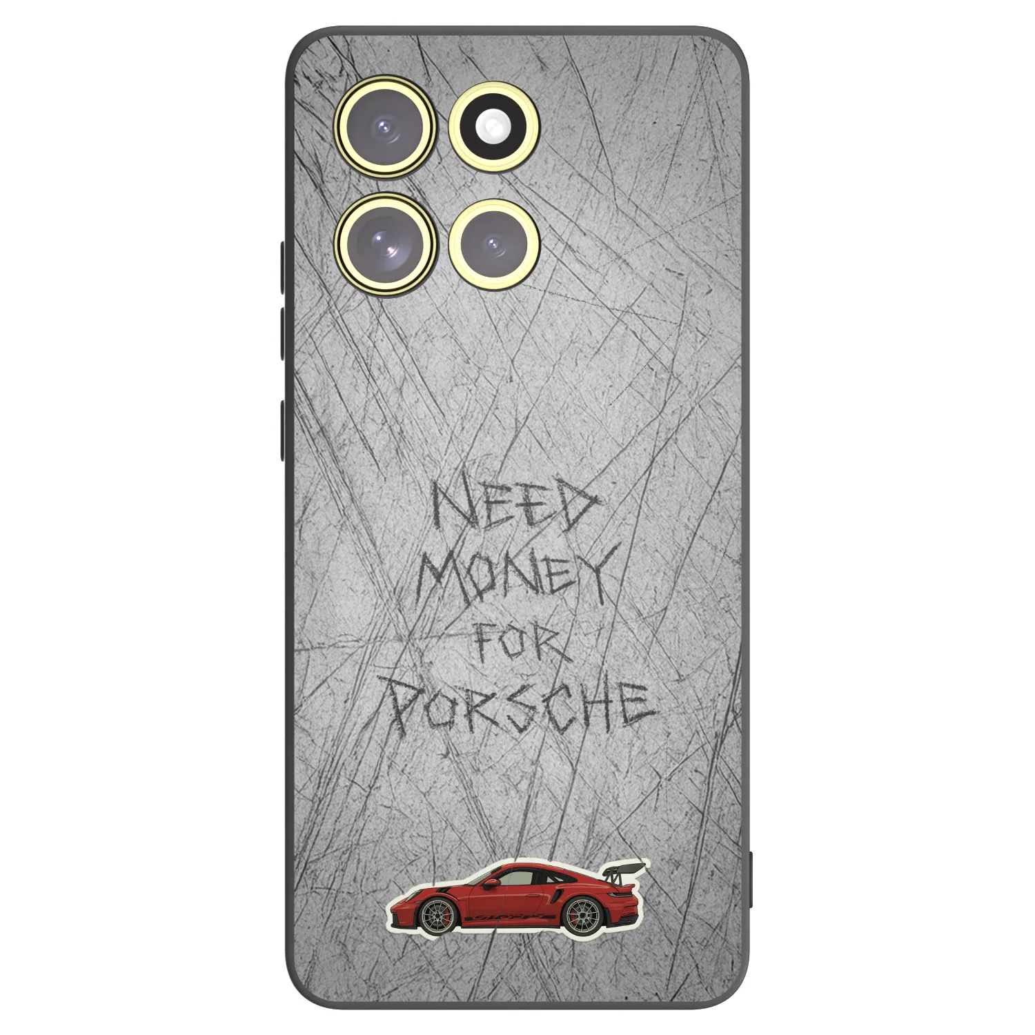 Picasee fekete szilikon tok az alábbi mobiltelefonokra Motorola Moto G86 5G - Garage Scratch