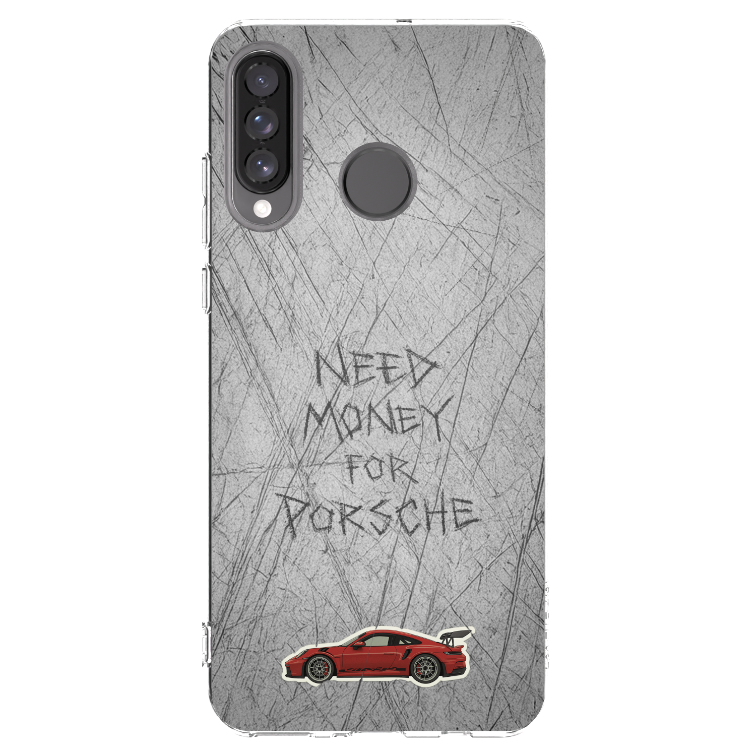 Picasee átlátszó szilikon tok az alábbi mobiltelefonokra Huawei P30 Lite - Garage Scratch