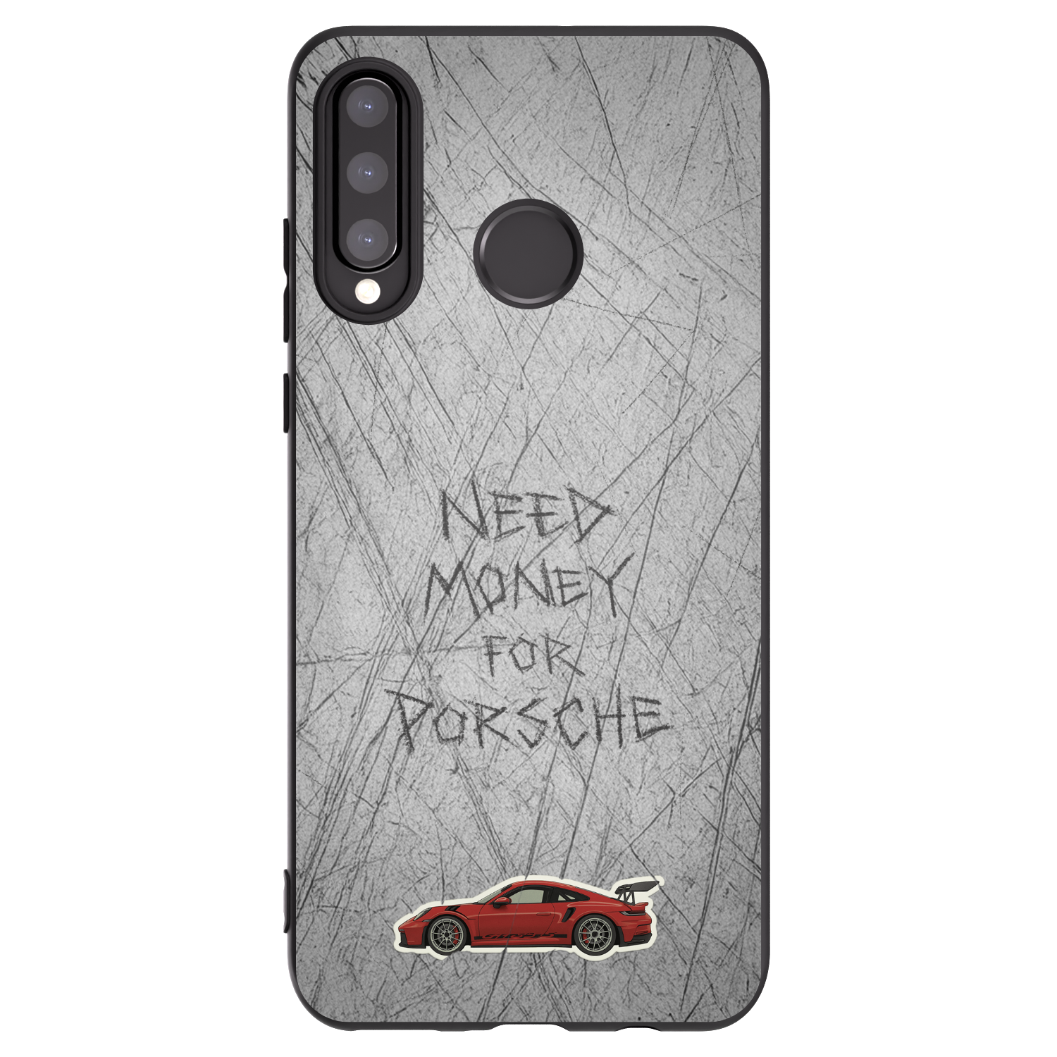 Picasee fekete szilikon tok az alábbi mobiltelefonokra Huawei P30 Lite - Garage Scratch