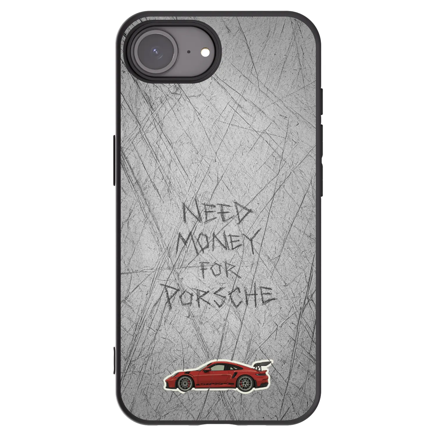 Picasee fekete szilikon tok az alábbi mobiltelefonokra Apple iPhone 17e - Garage Scratch