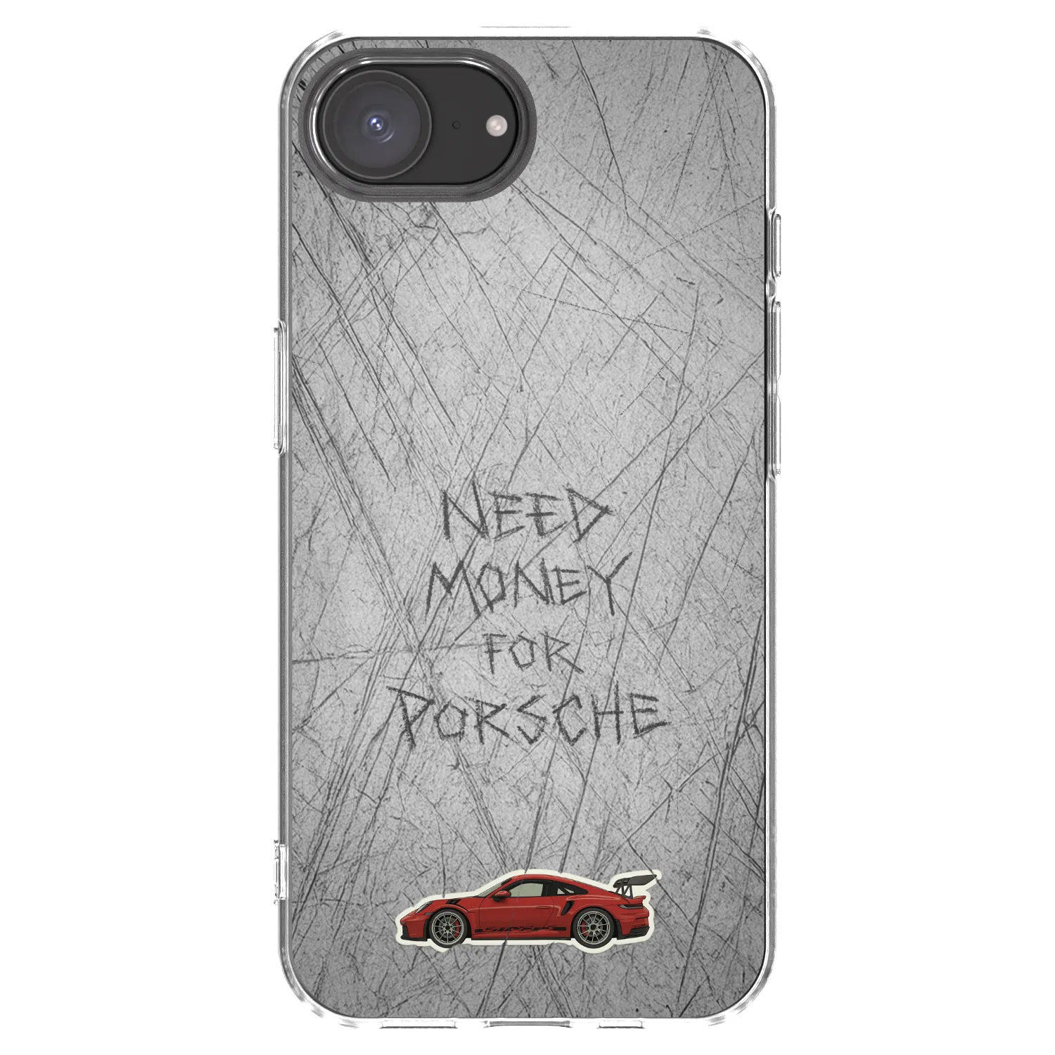 Picasee átlátszó szilikon tok az alábbi mobiltelefonokra Apple iPhone 17e - Garage Scratch