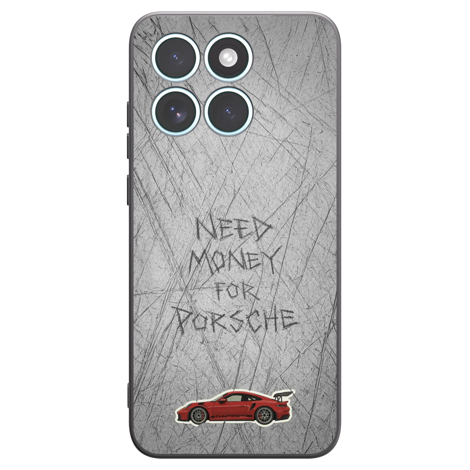 Picasee fekete szilikon tok az alábbi mobiltelefonokra Motorola Edge 70 Fusion - Garage Scratch