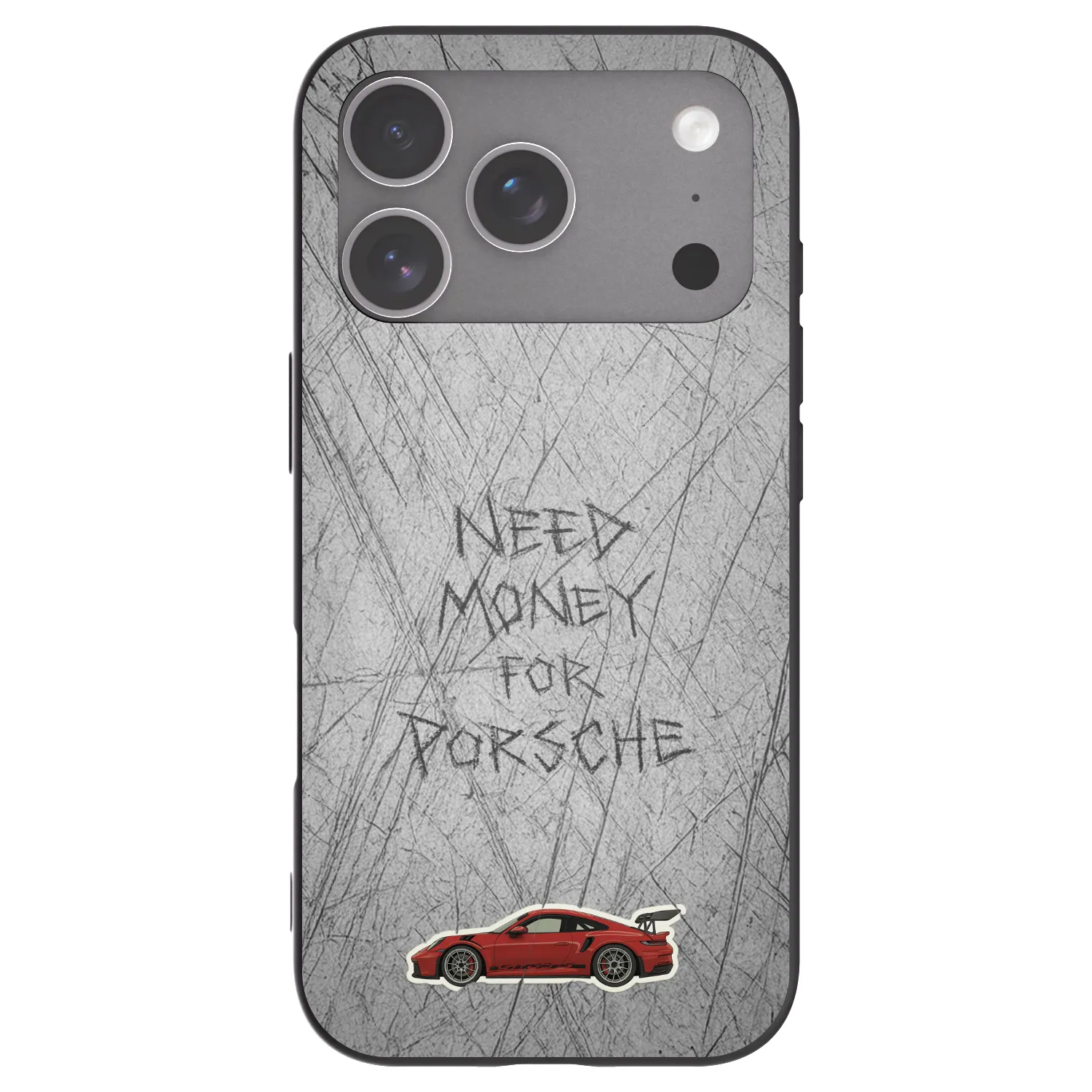 Picasee fekete szilikon tok az alábbi mobiltelefonokra Apple iPhone 18 Pro - Garage Scratch