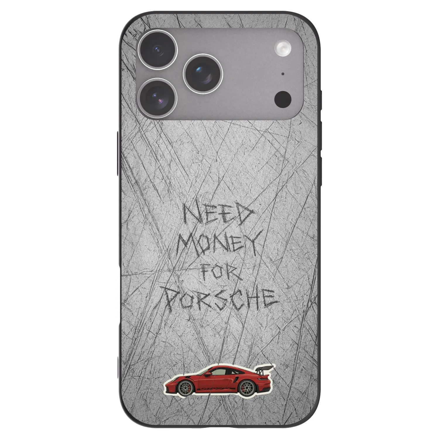 Picasee fekete szilikon tok az alábbi mobiltelefonokra Apple iPhone 18 Pro Max - Garage Scratch