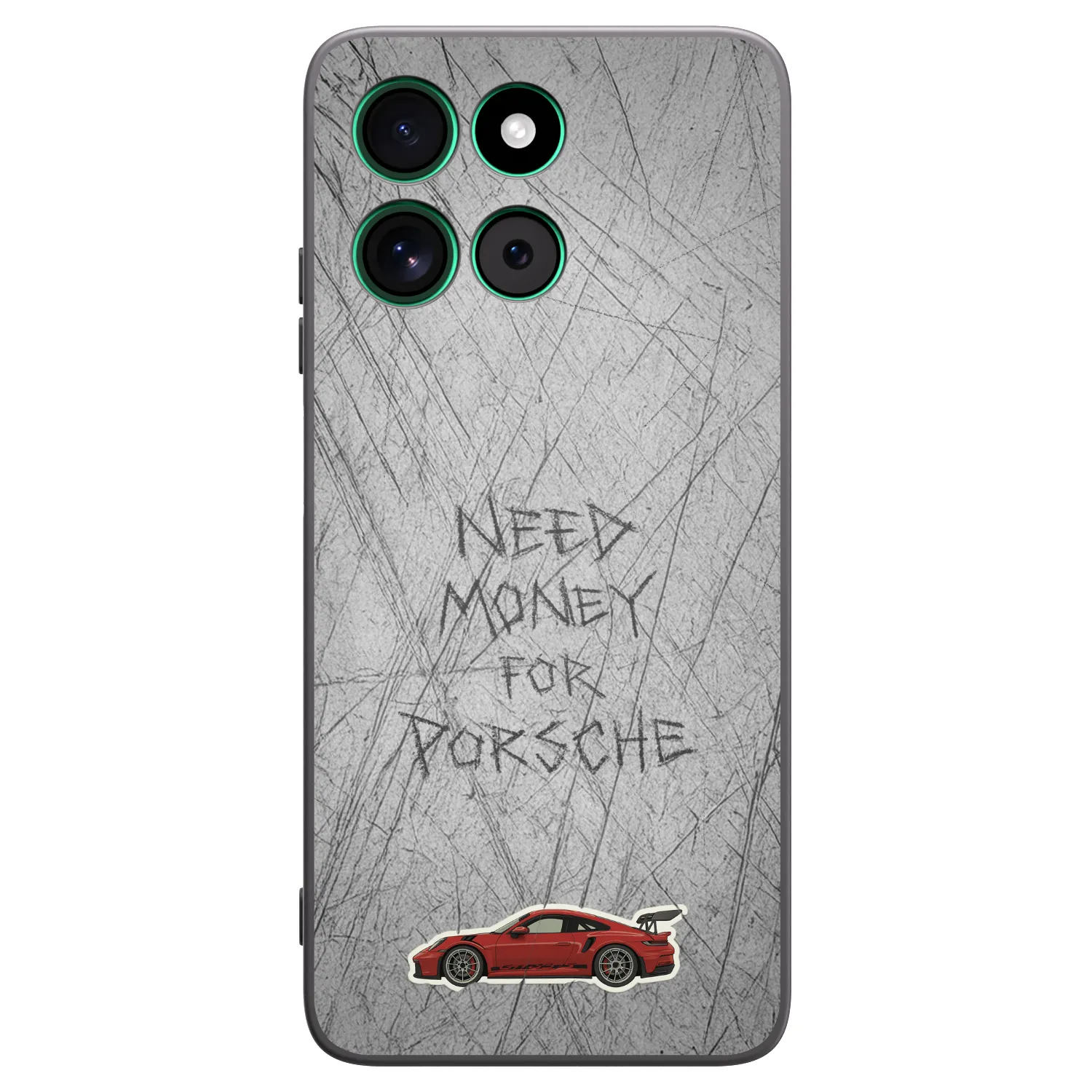 Picasee fekete szilikon tok az alábbi mobiltelefonokra Motorola Moto G57 Power - Garage Scratch