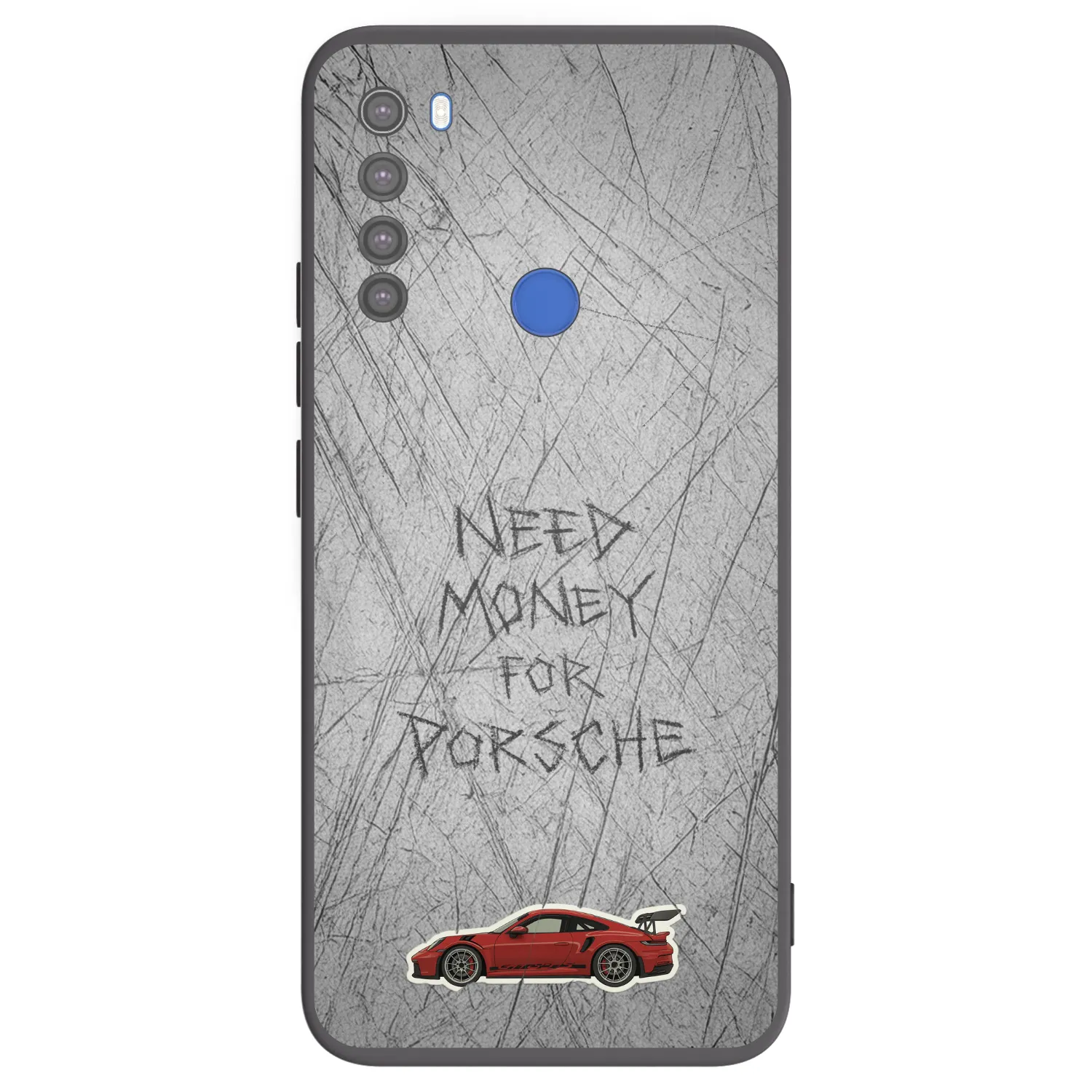 Picasee fekete szilikon tok az alábbi mobiltelefonokra Xiaomi Redmi Note 8T - Garage Scratch