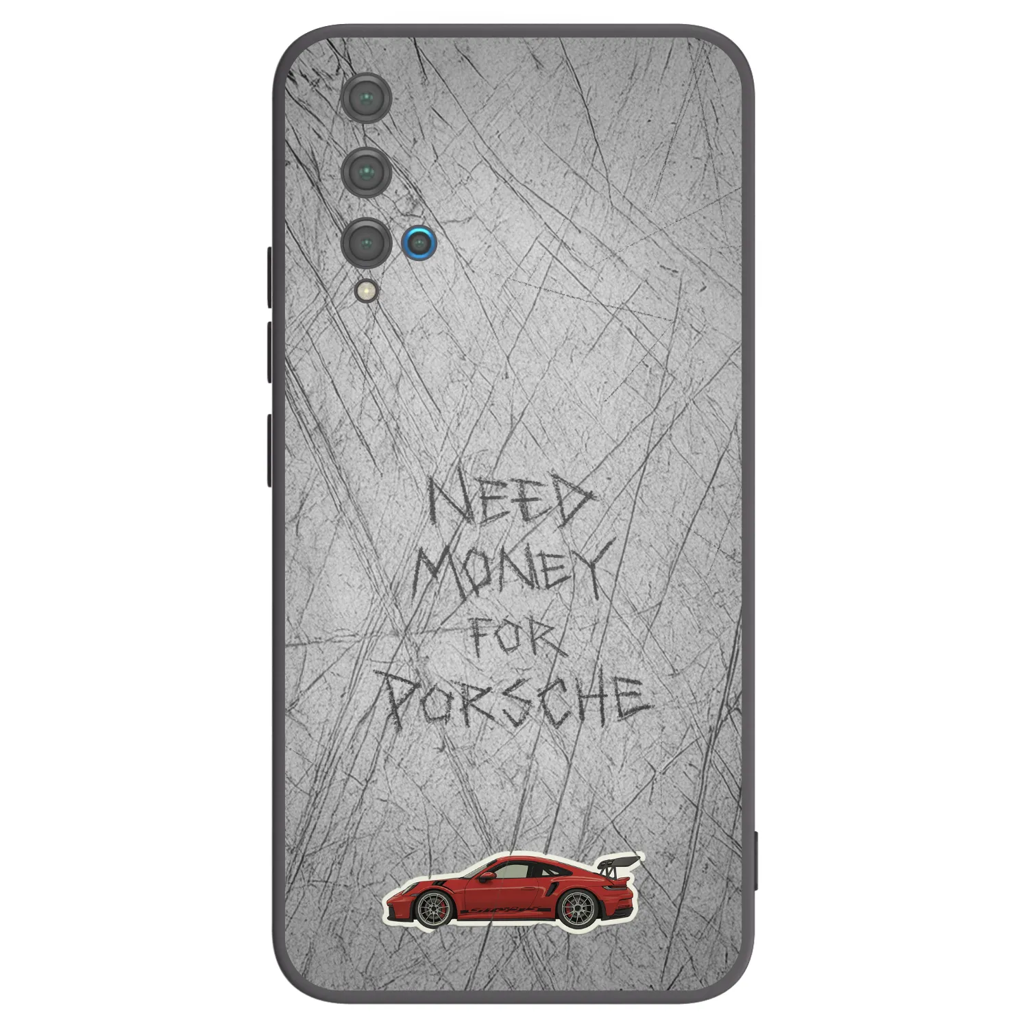 Picasee fekete szilikon tok az alábbi mobiltelefonokra Huawei Nova 5T - Garage Scratch