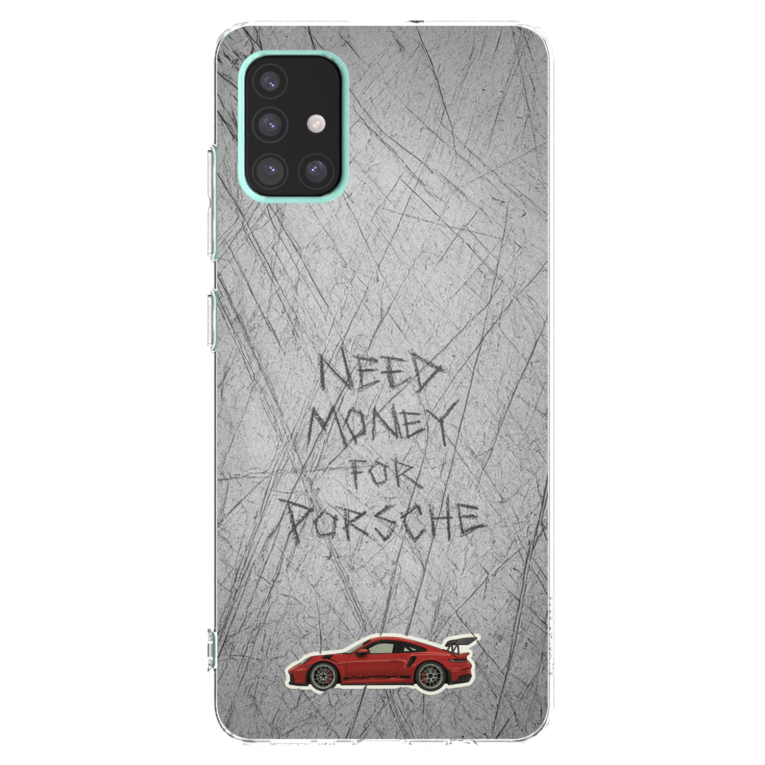 Picasee átlátszó szilikon tok az alábbi mobiltelefonokra Samsung Galaxy A51 A515F - Garage Scratch