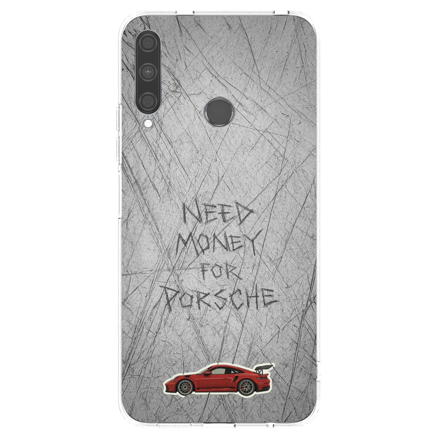 Picasee átlátszó szilikon tok az alábbi mobiltelefonokra Huawei P40 Lite E - Garage Scratch