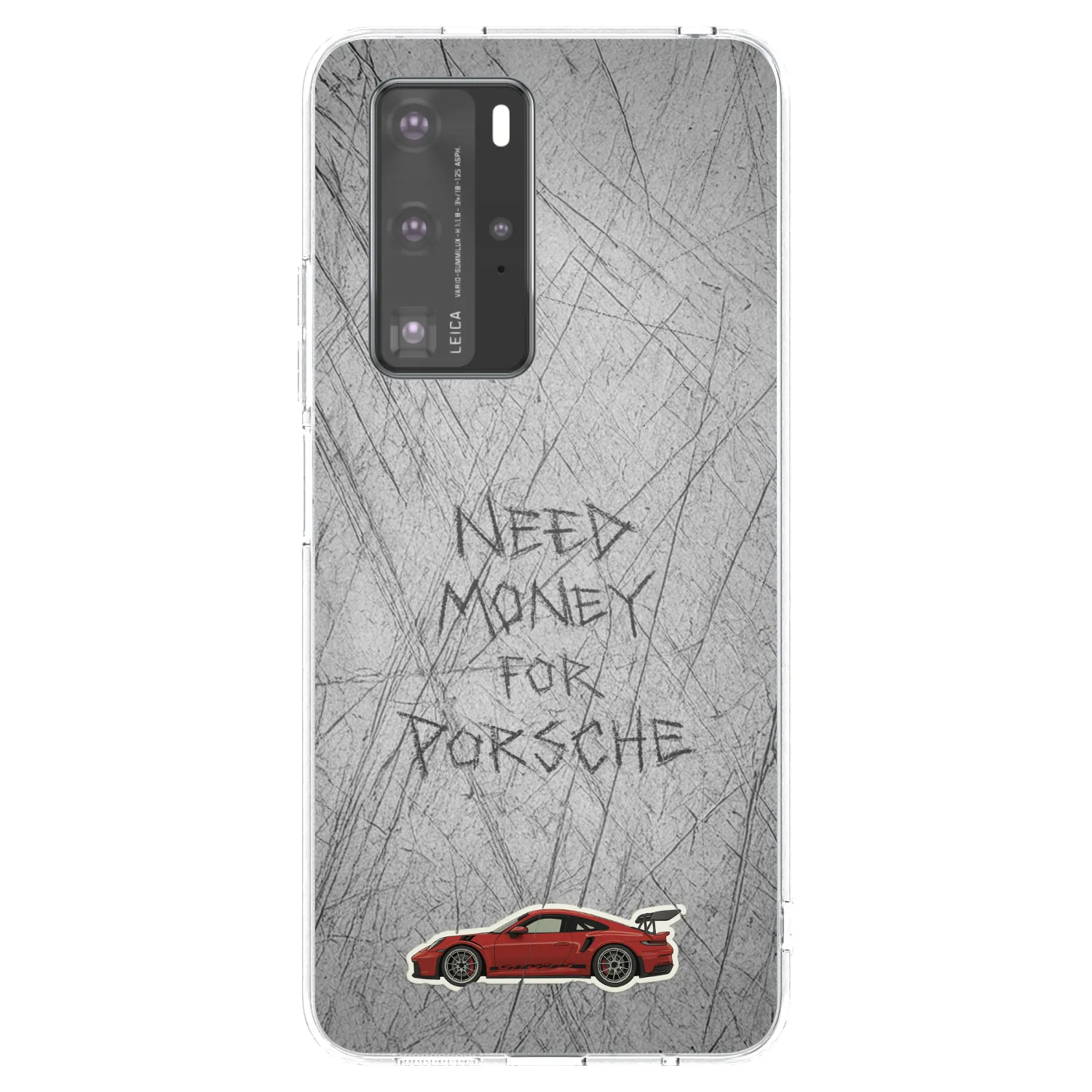 Picasee átlátszó szilikon tok az alábbi mobiltelefonokra Huawei P40 Pro - Garage Scratch