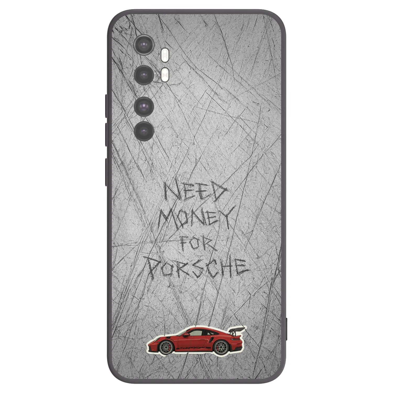 Picasee fekete szilikon tok az alábbi mobiltelefonokra Xiaomi Mi Note 10 Lite - Garage Scratch