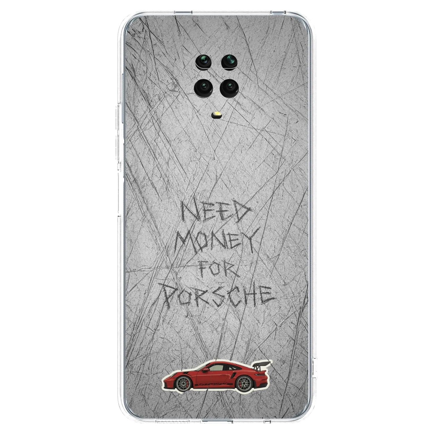 Picasee átlátszó szilikon tok az alábbi mobiltelefonokra Xiaomi Redmi Note 9S - Garage Scratch