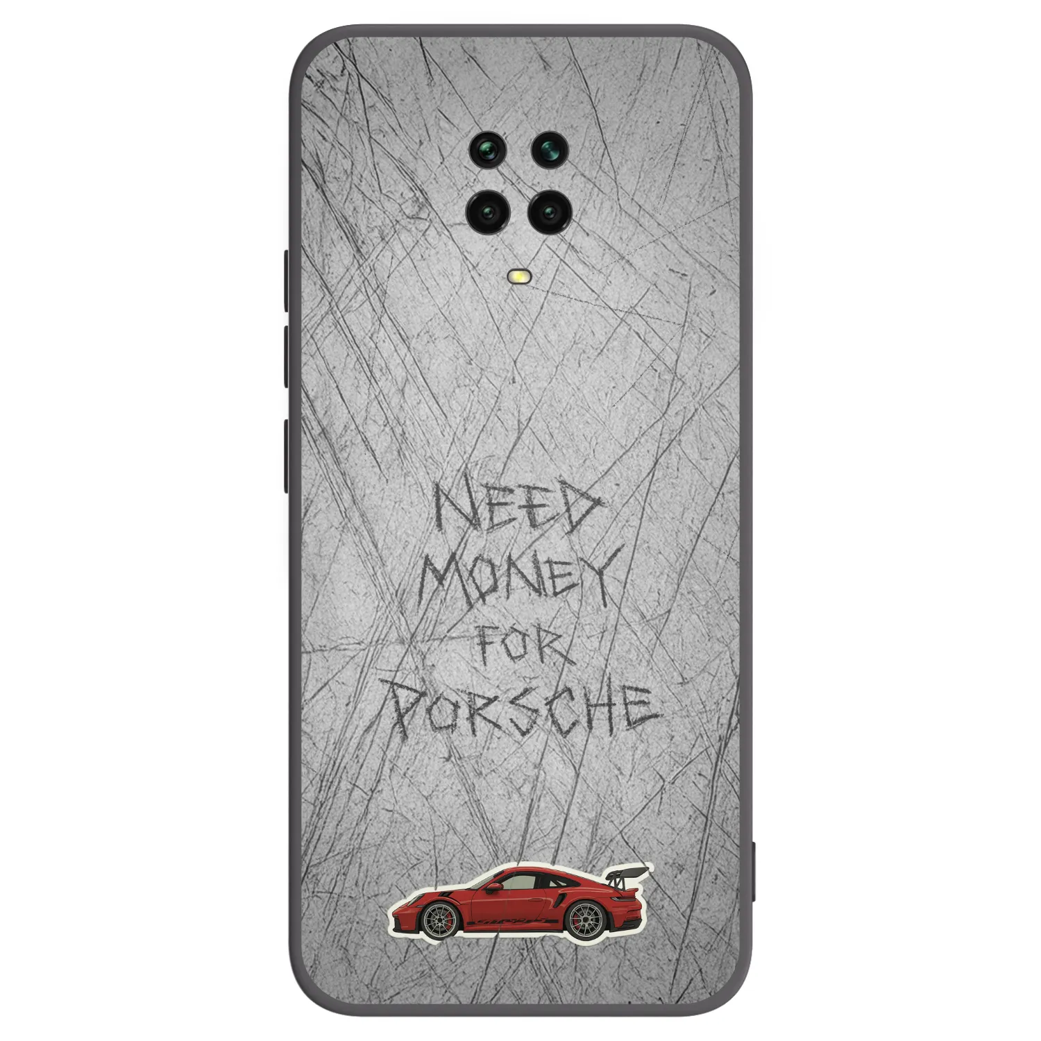 Picasee fekete szilikon tok az alábbi mobiltelefonokra Xiaomi Redmi Note 9S - Garage Scratch