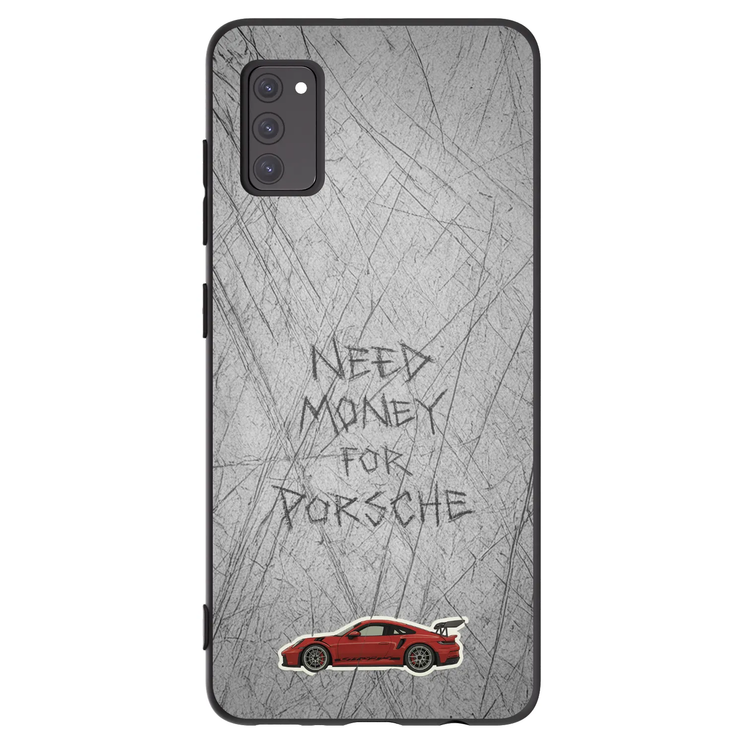 Picasee fekete szilikon tok az alábbi mobiltelefonokra Samsung Galaxy A41 A415F - Garage Scratch