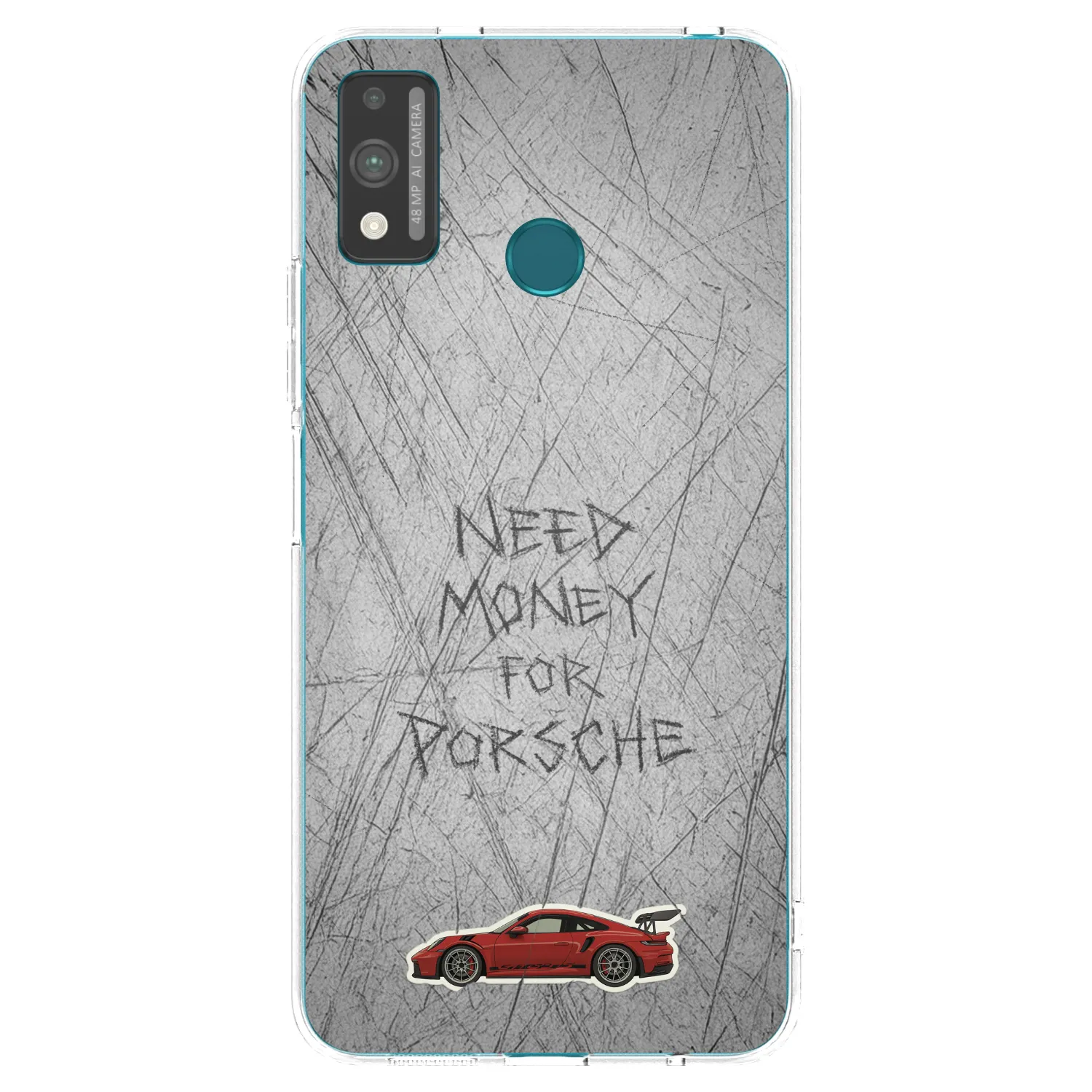 Picasee átlátszó szilikon tok az alábbi mobiltelefonokra Honor 9X Lite - Garage Scratch