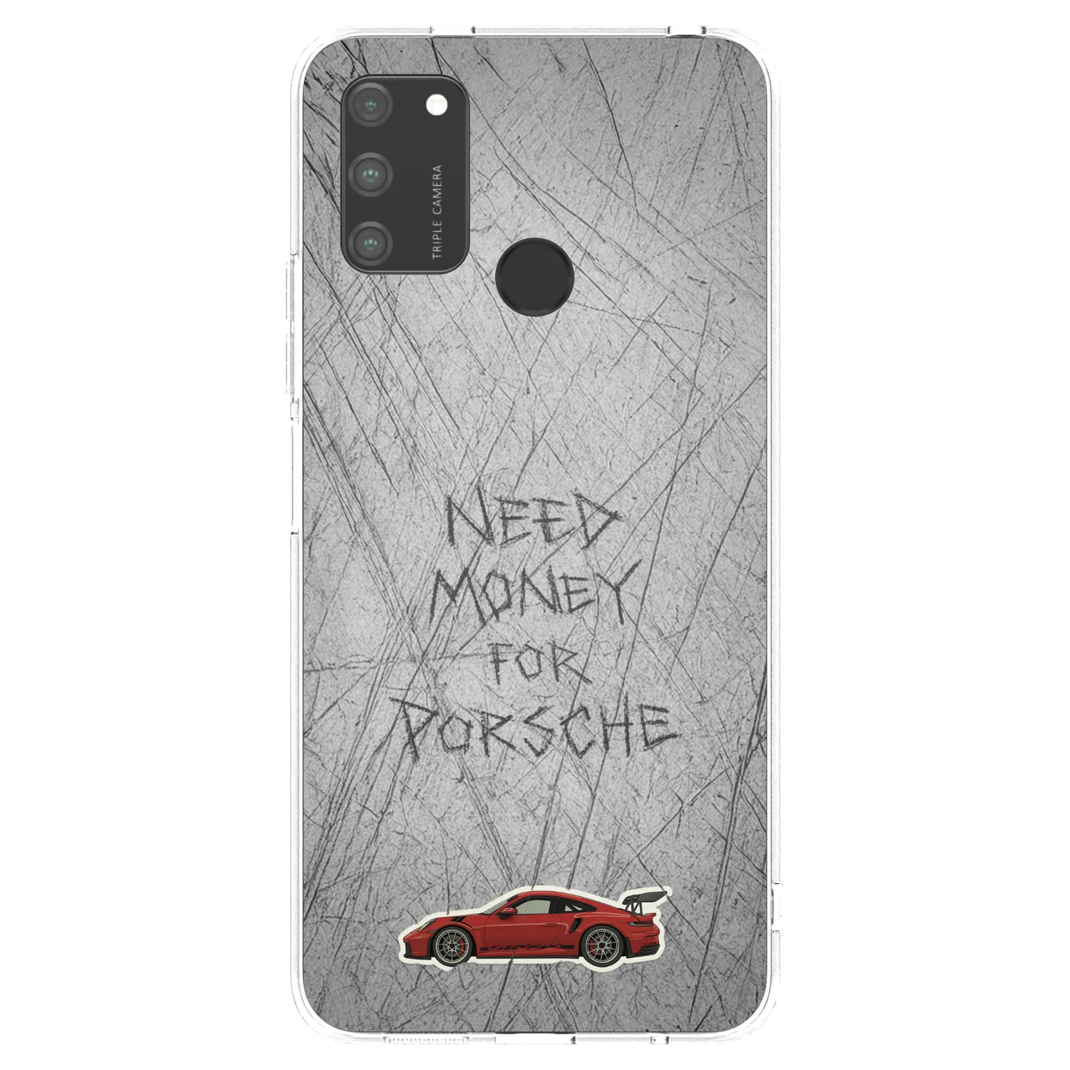 Picasee átlátszó szilikon tok az alábbi mobiltelefonokra Honor 9A - Garage Scratch