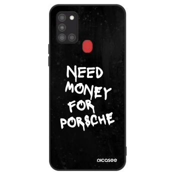 Szilikon tok erre a típusra Samsung Galaxy A21s - Black Dollar