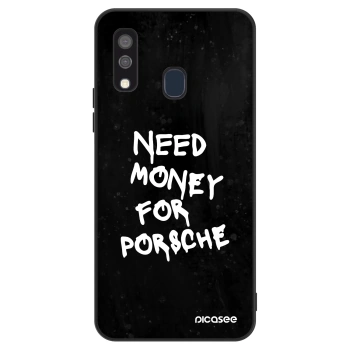 Szilikon tok erre a típusra Samsung Galaxy A40 A405F - Black Dollar