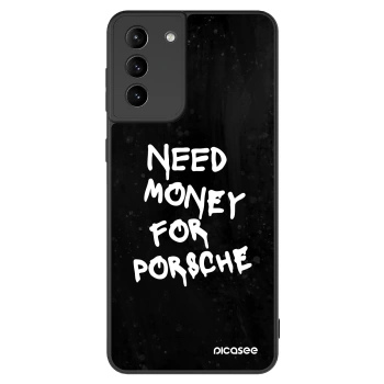 Szilikon tok erre a típusra Samsung Galaxy S21+ 5G G996F - Black Dollar