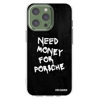 Picasee átlátszó szilikon tok az alábbi mobiltelefonokra Apple iPhone 13 Pro - Black Dollar