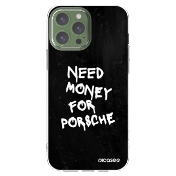 Picasee átlátszó szilikon tok az alábbi mobiltelefonokra Apple iPhone 13 Pro Max - Black Dollar