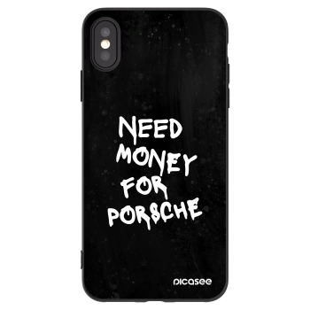 Picasee fekete szilikon tok az alábbi mobiltelefonokra Apple iPhone XS Max - Black Dollar