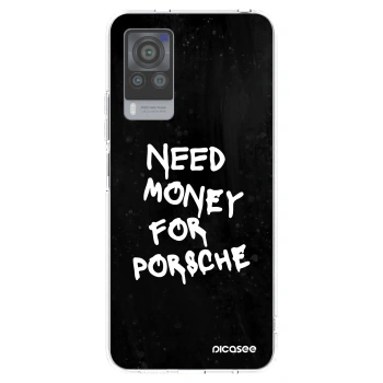 Picasee átlátszó szilikon tok az alábbi mobiltelefonokra Vivo X60 Pro 5G - Black Dollar