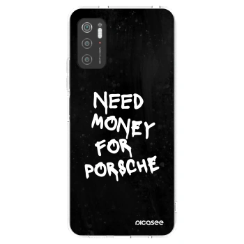 Picasee átlátszó szilikon tok az alábbi mobiltelefonokra Xiaomi Poco M3 Pro 5G - Black Dollar