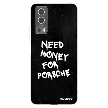 Picasee átlátszó szilikon tok az alábbi mobiltelefonokra Vivo Y72 5G - Black Dollar
