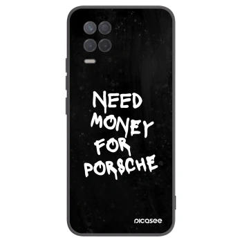 Picasee fekete szilikon tok az alábbi mobiltelefonokra Realme 8 5G - Black Dollar