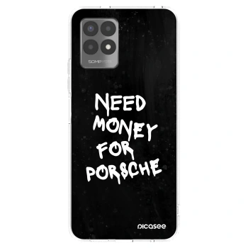 Picasee átlátszó szilikon tok az alábbi mobiltelefonokra Realme 8i - Black Dollar