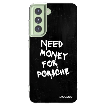 Picasee átlátszó szilikon tok az alábbi mobiltelefonokra Samsung Galaxy S21 FE 5G - Black Dollar