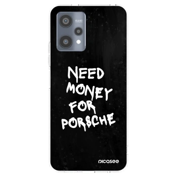 Picasee átlátszó szilikon tok az alábbi mobiltelefonokra Realme 9 Pro 5G - Black Dollar